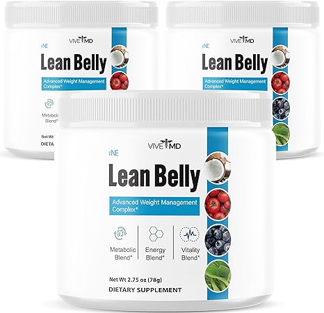 Ikaria Lean Belly Juice - Advanced Weight Management Complex, Dietary Supplement, Superfood, Advanced Formula Maximum Strength, 2.75oz/78g (3-Pack)