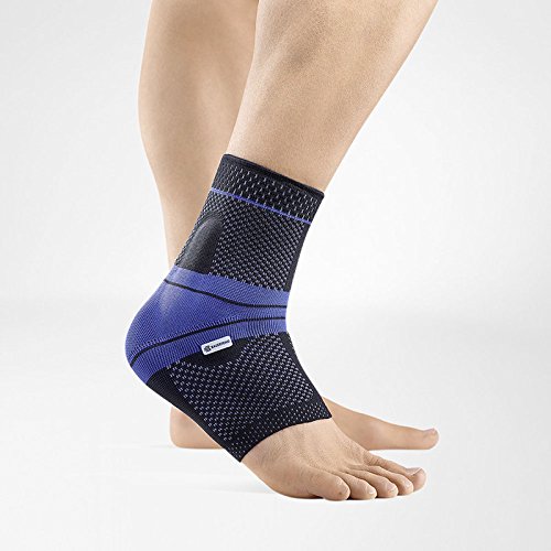 Bauerfeind - MalleoTrain - Ankle Support Brace - Helps Stabilize The Ankle Muscles and Joints for Injury Healing and Pain Relief - Left Foot - Size 1 - Color Black