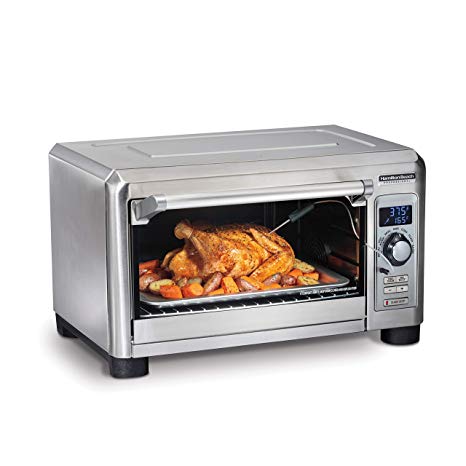 Hamilton Beach (31240) Toaster Countertop Oven Convection, fits 6 Slices of Bread, Large, Stainless Steel