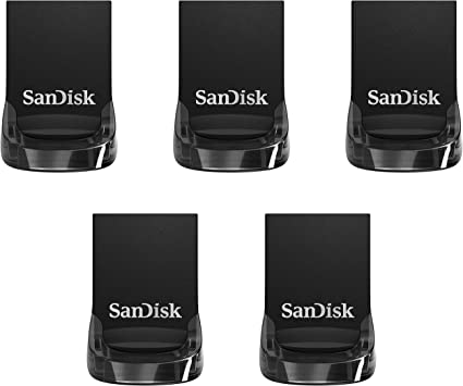 SanDisk 128GB 5-Pack Ultra Fit USB 3.1 Flash Drive (5x128GB) - SDCZ430-128G-B5CT