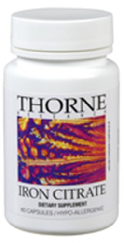 THORNE RESEARCH - Iron Citrate (25mg) 60 Capsules [Misc.]