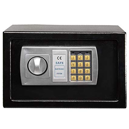 Winixson 12.5" Electronic Digital Lock Keypad Safe Box Cash Jewelry Gun Safe Black New