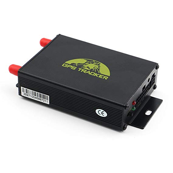 Sourcingbay Vehicle Gps Tracker Car Tracking Drive Burglar Alarm Devices GPS/GSM/GPRS System (GPS105A, Black)