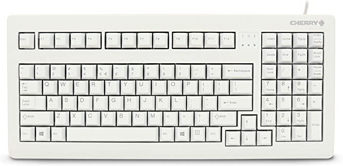 Cherry - G80-1800LPCEU-0 G80 Compact Industrial Keyboard - 104 Keys
