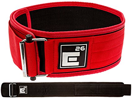 Element 26 Self-Locking Weight Lifting Belt | Premium Weightlifting Belt for Serious Crossfit, Weight Lifting, and Olympic Lifting Athletes | Lifting Belt for Men and Women | Workout Belt for Lifting