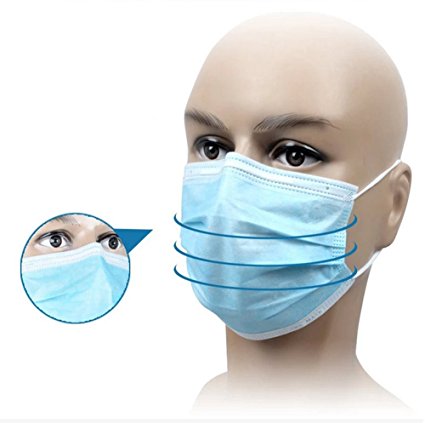 Bestwishes2u 50 pcs disposable masks, disposable medical masks