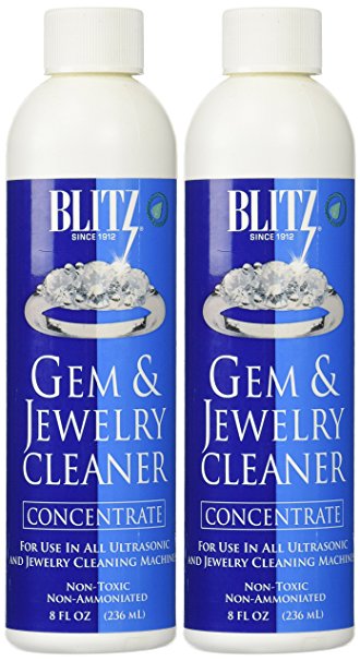 Blitz Gem & Jewelry Cleaner Concentrate (8 Oz) - Pack Of Two