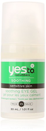 Yes To Cucumber Soothing Eye Gel, 1.01 Fluid Ounce