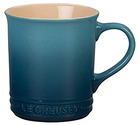 Le Creuset of America PG9003-006M Le Creuset Stoneware 12OZ. Mug-Marine, 12 Ounce