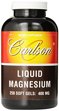 Carlson Liquid Magnesium, 250 Softgels