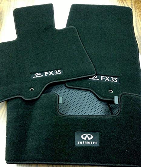 Details about 2009 to 2012 Infiniti FX35 Factory OEM Carpeted Floor Mats - Complete 3 Piece Set -BLACK
