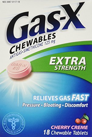 Gas-X Extra Strength Cherry Creme Chewable Tablets, 54 Count