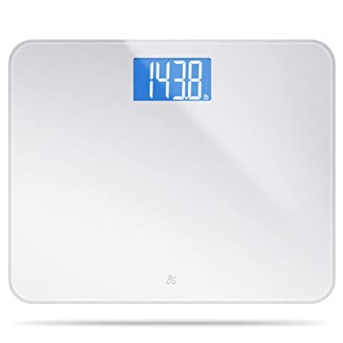 Greater Goods High Capacity Digital Bathroom Body Scale for Weight, 440 Pound Capacity (Silver Weight Scale)
