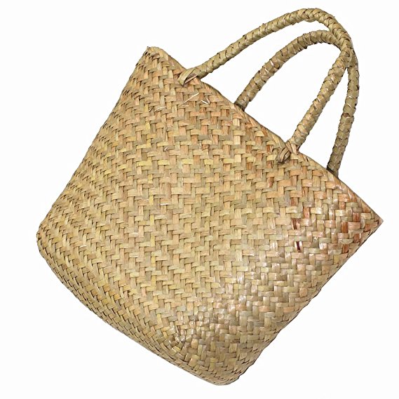 Model Worker Women's Classic Straw Summer Beach Sea Shoulder Bag Handbag Tote