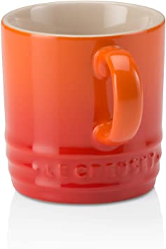 Le Creuset PG8005T-002 Stoneware Petite Espresso Mug, 3 oz, Flame