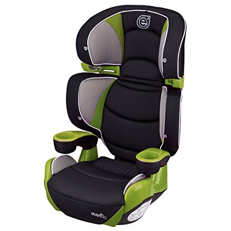 Evenflo ProComfort Rightfit Booster Car Seat, Griffin