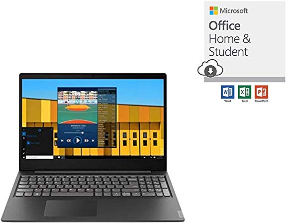 Newest Lenovo Ideapad S145 15.6" HD Laptop, Intel Dual-Core Pentium 5405U Gold 2.3GHz, 4GB DDR4 RAM, 500GB HDD, HDMI, Wi-Fi, Bluetooth, Windows 10 Home