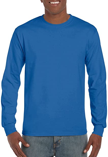 Gildan Men's Ultra Cotton Long Sleeve T-Shirt, Style G2400