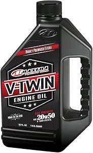 Maxima Racing Oils 30-11901-2PK V-Twin 20w50 Full Syntheic Engine Oil 32 oz Bottle, 2-Pack