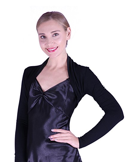 HDE Women's Bolero Long Sleeve Cardigan Shrug