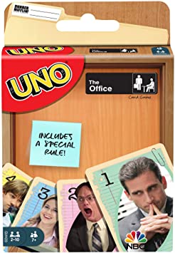 ​UNO The Office Card Game with 112 Cards & Instructions, Gift for Kid, Adult or Family Game Night, Ages 7 Years & Older​​​​