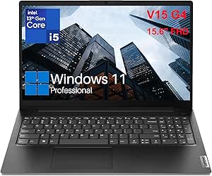 Lenovo V15 G4 15.6" FHD Business Laptop Computer, 13th Gen Intel Octa-Core i5-13420H up to 4.6GHz (Beat i7-1355U), 24GB DDR4 RAM, 1TB PCIe SSD, WiFi, Bluetooth 5.2, RJ-45, Windows 11 Pro, Befectoy