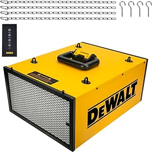 DeWALT Air Filtration System Air Cleaner H13 Ceiling Air Cleaner for Workshop DWXAF101