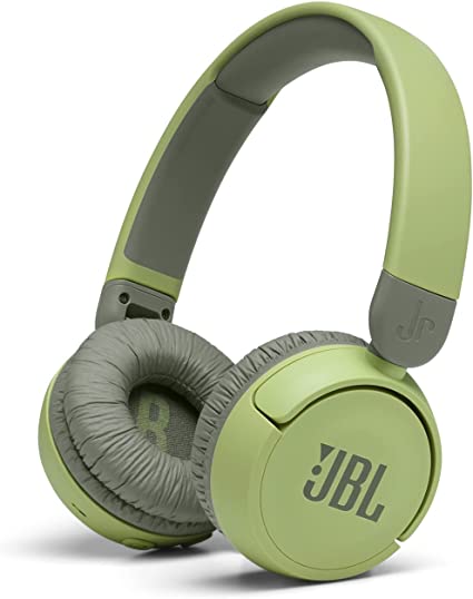 JBL Jr 310BT - Children's over-ear headphones with Bluetooth and built-in microphone, in Green