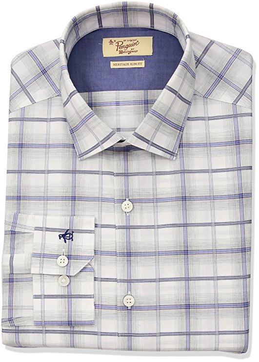 Original Penguin Men's Slim Fit Performance Dress Shirt