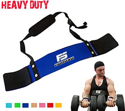 FIGHTSENSE Arm Blaster Biceps Curl Triceps Muscle Isolator Bomber Fitness Gym Workout Training Support