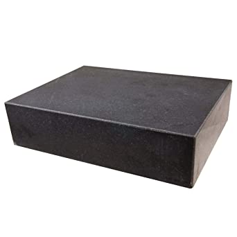 HHIP 4401-0011 Granite Surface Plate, Grade B, Ledge 0, 12" x 9" x 3"