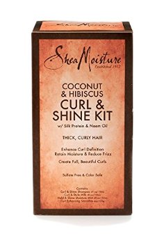 Shea Moisture Coconut & Hibiscus Curl & Shine Kit