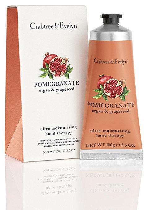 Crabtree & Evelyn Ultra Moisturising Hand Therapy Pomegranate Argan and Grapeseed, 3.5 Oz