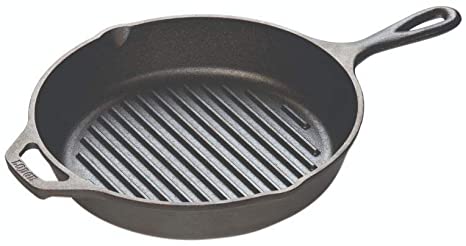 Lodge L8GP3 10-1/4-Inch by 1-7/8-Inch Logic Grill Pan (Black)