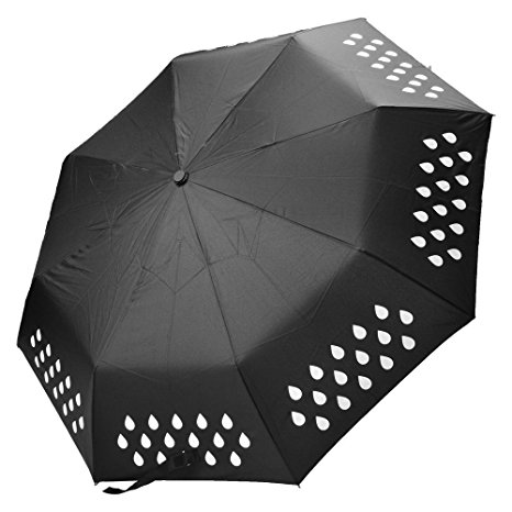 Colour Change Umbrella, aPerfectLife Color Changing Windproof Compact Travel Umbrella - Waterproof,Sturdy, Portable and Lightweight for Easy Carrying