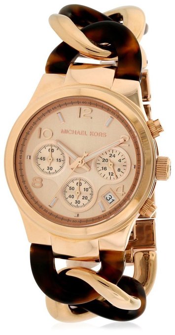 Michael Kors Chronograph Runway Twist Gold