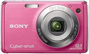 Sony Cybershot DSC-W220 12MP Digital Camera with 4x Optical Zoom with Super Steady Shot Image Stabilization (Light Pink) (OLD MODEL)