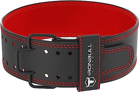 Quick Release Weightlifting Belt PRO - 7mm Fast Lever Lifting Belt - 4-inch Wide Suede Leather Back Support - For Powerlifting, Weight Training, Gym and Fitness