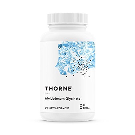 Thorne Research - Molybdenum Glycinate - Trace Mineral Supplement for Liver Support and Detoxification of Environmental Toxins - 60 Capsules