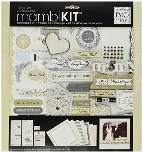 me & my BIG ideas Scrapbook Page Kit, Forever Our Marriage, 12-Inch by 12-Inch