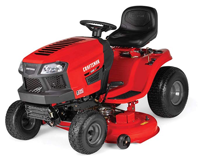 Craftsman T135 18.5 HP Briggs & Stratton 46-Inch Gas Powered Riding Lawn Mower