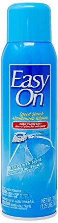 Easy-On Speed Starch Fabric Care Spray, Crisp Linen 20 oz Can