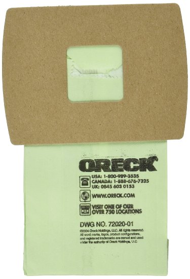 Oreck PKBB12DW Super-Deluxe Compact Canister Bags (12 filter bags, 1 motor filter)
