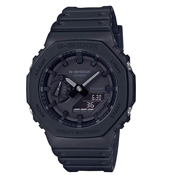 Casio G-Shock Carbon Core Guard Analog-Digital Black Dial Men's Watch - GA-2100-1A1DR(G987)