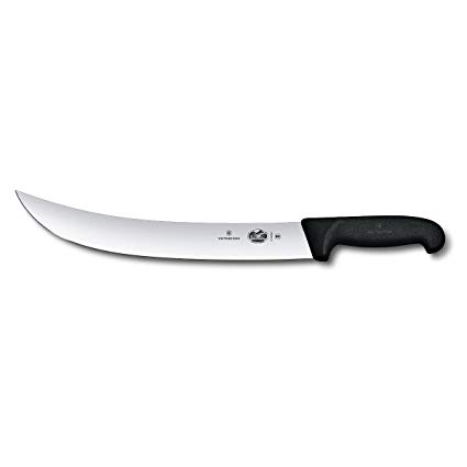 Victorinox Cutlery 12-Inch Curved Cimeter Knife, Black Fibrox Handle