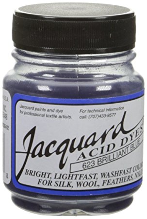 Jacquard Acid Dyes 1/2 Ounce-Brilliant Blue