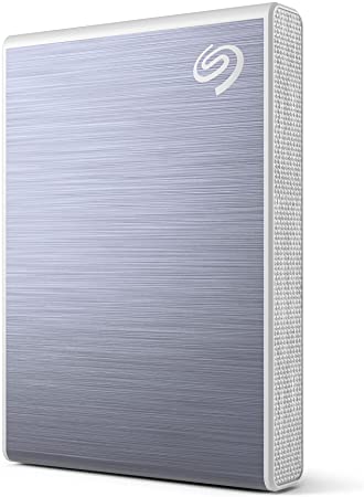 Seagate STKG2000402 One Touch 2TB USB-C External Portable SSD with Rescue Data Recovery Services, Blue