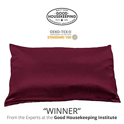 Fishers Finery 25mm Luxury 100% Pure Mulberry Silk Pillowcase Good Housekeeping"Winner"