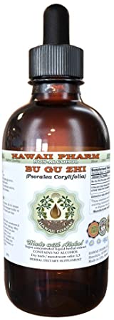 Bu Gu Zhi Alcohol-Free Liquid Extract, Bu Gu Zhi, Psoralea (Psoralea Corylifolia) Fruit Glycerite Hawaii Pharm Natural Herbal Supplement 2 oz