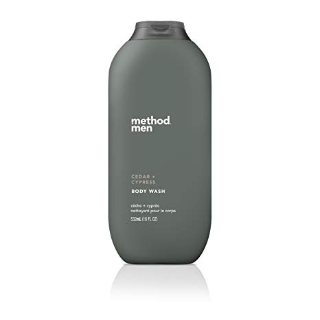 Method Men, Cedar   Cypress Body Wash, 18 Fluid Ounce,Pack of 1